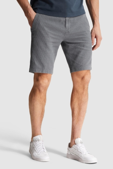 Cast Iron chino shorts structure Grijs