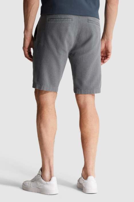 Cast Iron grijze heren korte broek | Model achteraanzicht