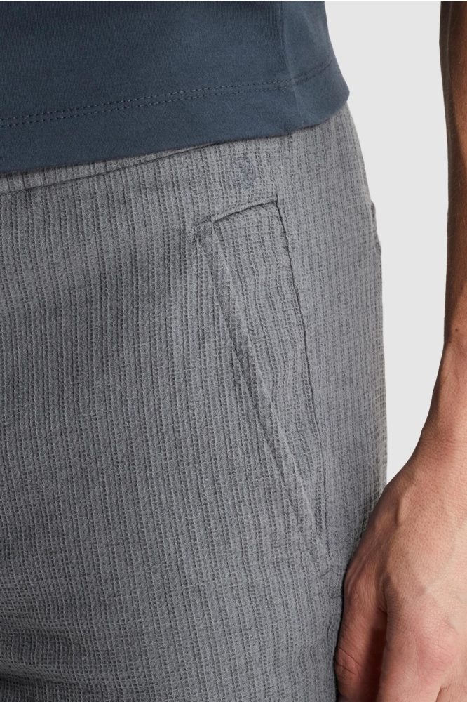 Cast Iron grijze heren korte broek | Close up