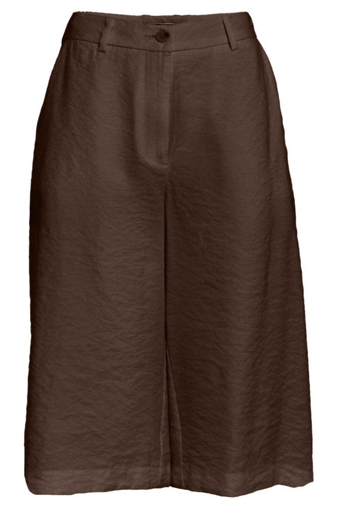 Minus bruine dames korte broek | Vooraanzicht