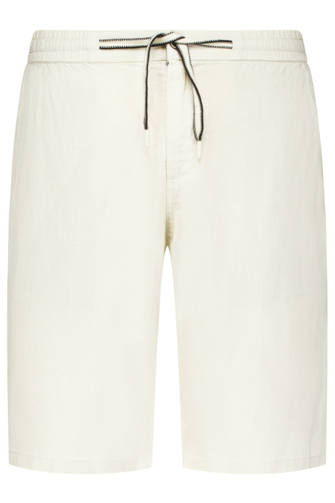 NO-EXCESS ecru heren korte broek | Vooraanzicht