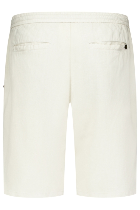 NO-EXCESS ecru heren korte broek | Achteraanzicht