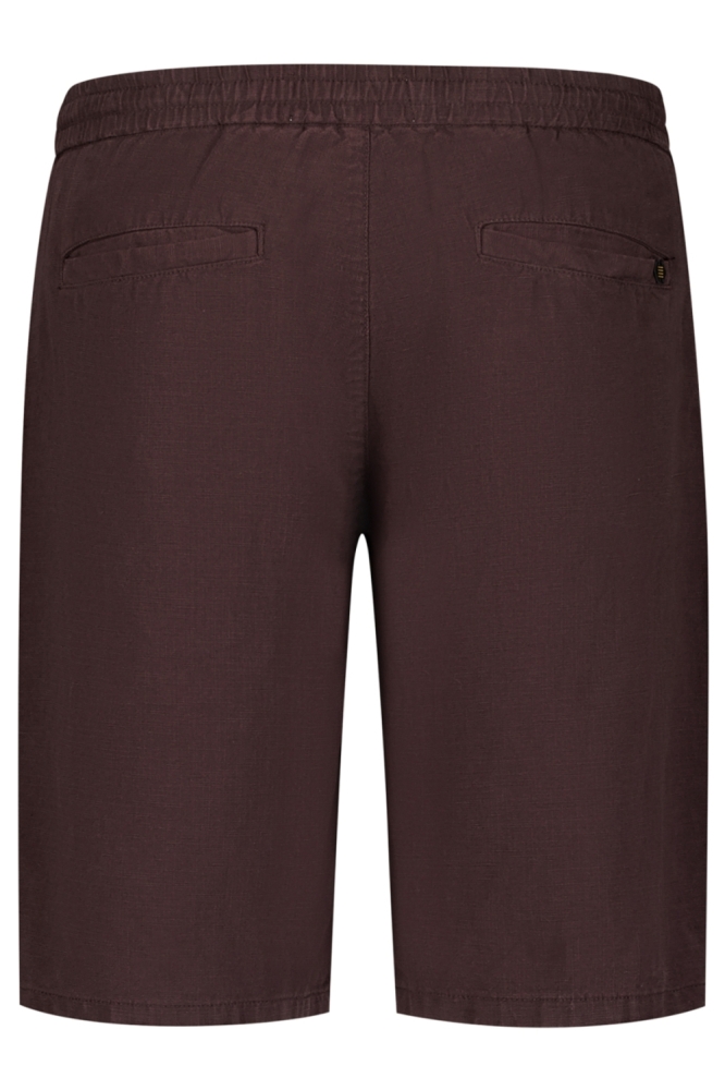 NO-EXCESS bruine heren korte broek | Achteraanzicht