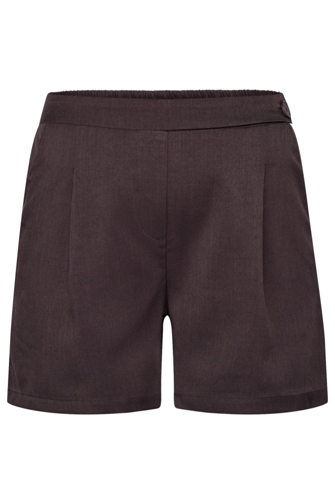 SisterS point bruine dames korte broek | Vooraanzicht