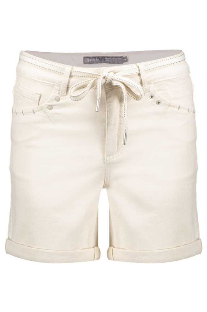 Geisha beige dames korte broek | Vooraanzicht