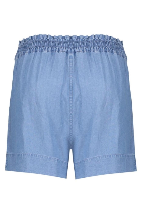 Geisha blauwe dames korte broek | Achteraanzicht