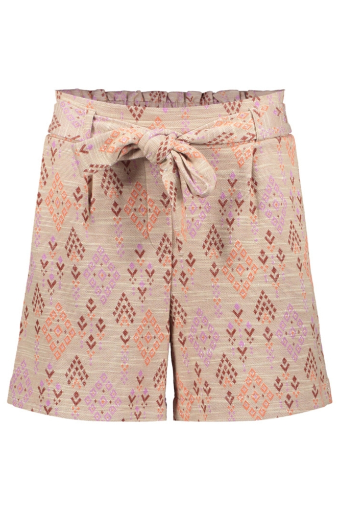 Geisha zand dames korte broek | Vooraanzicht