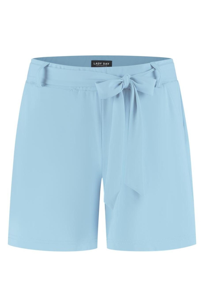 Lady Day blauwe dames korte broek | Vooraanzicht