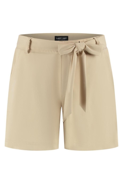Lady Day beige dames korte broek | Vooraanzicht