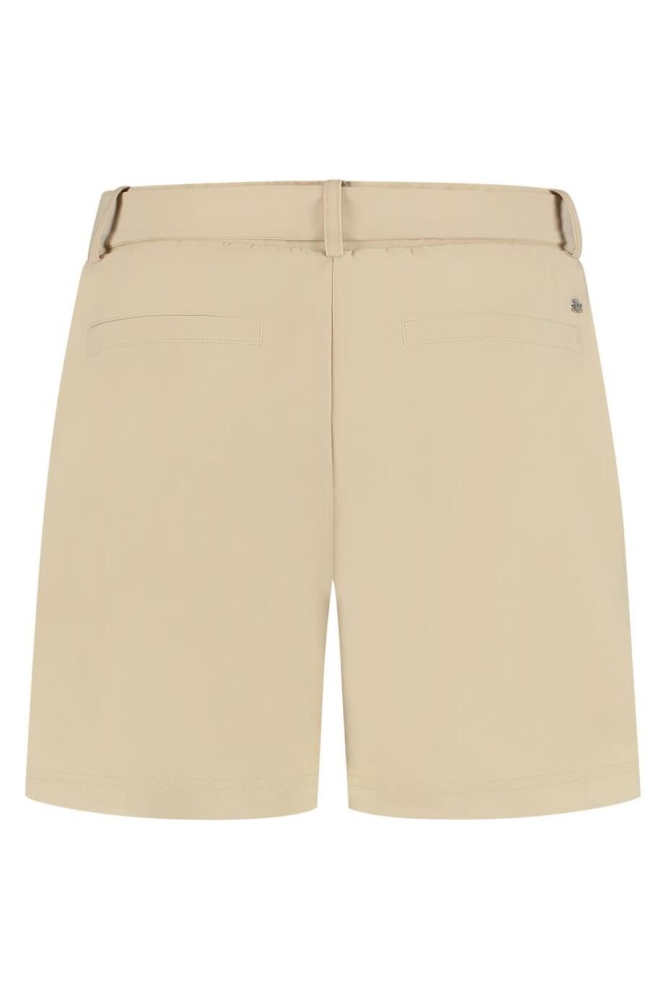Lady Day beige dames korte broek | Achteraanzicht