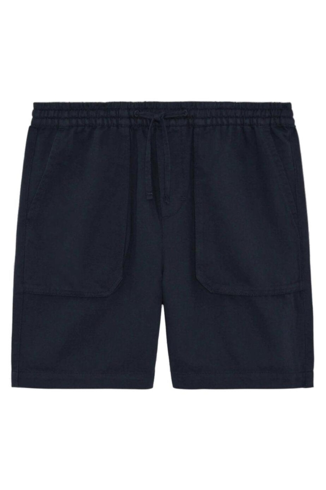 Lyle & Scott blauwe heren korte broek | Vooraanzicht