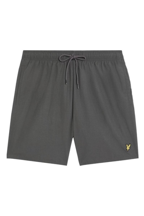 Lyle & Scott grijze heren korte broek | Achteraanzicht