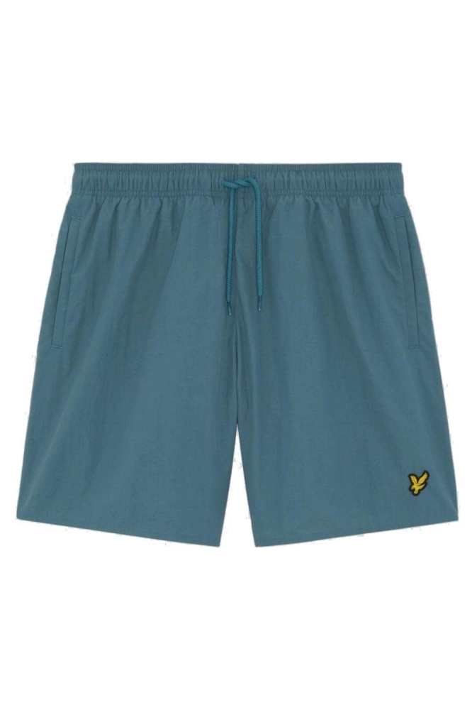 Lyle & Scott blauwe heren korte broek | Vooraanzicht