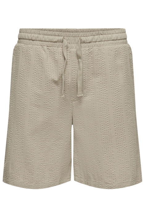 Only & Sons camel heren korte broek | Vooraanzicht