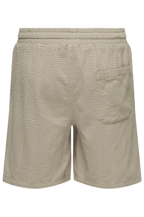 Only & Sons camel heren korte broek | Achteraanzicht