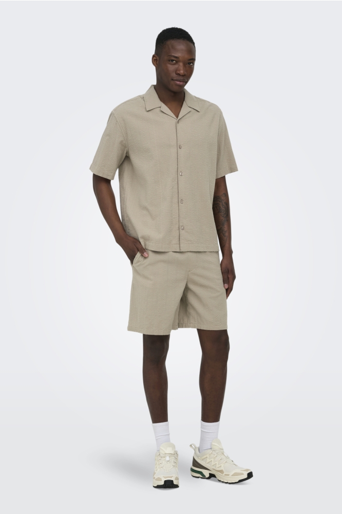 Only & Sons camel heren korte broek | Model