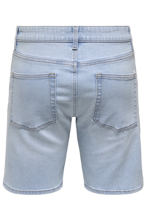 Only & Sons blauwe heren korte broek | Achteraanzicht