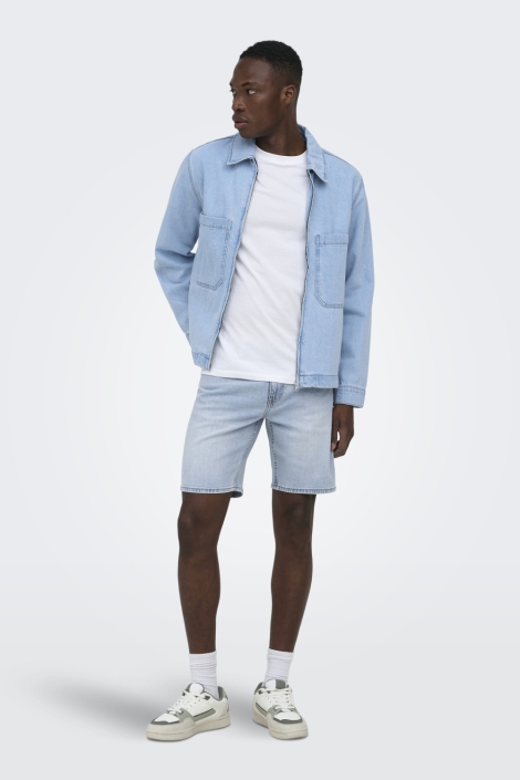 Only & Sons blauwe heren korte broek | Model