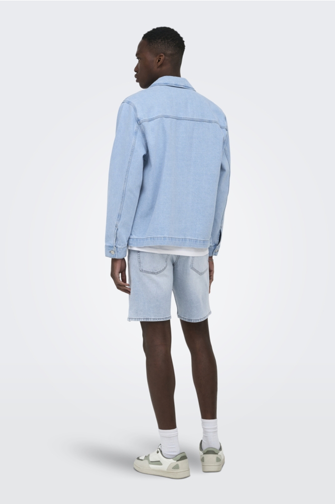 Only & Sons blauwe heren korte broek | Model
