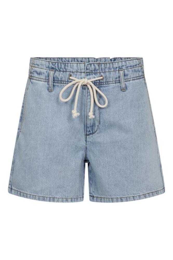 Freequent blauwe dames korte broek | Vooraanzicht