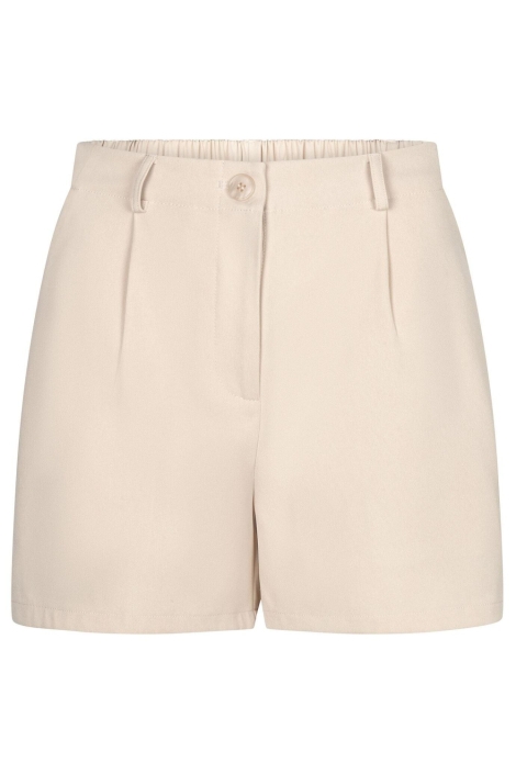 Ydence beige dames korte broek | Vooraanzicht