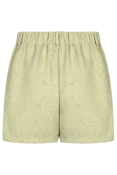 Ydence groene dames korte broek | Achteraanzicht