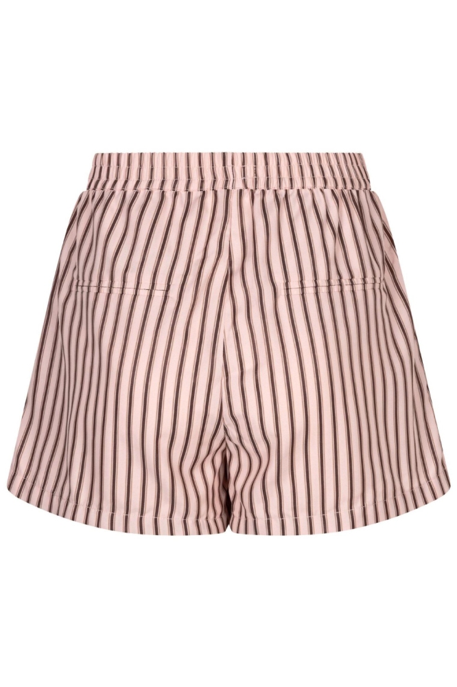 Ydence roze dames korte broek | Achteraanzicht