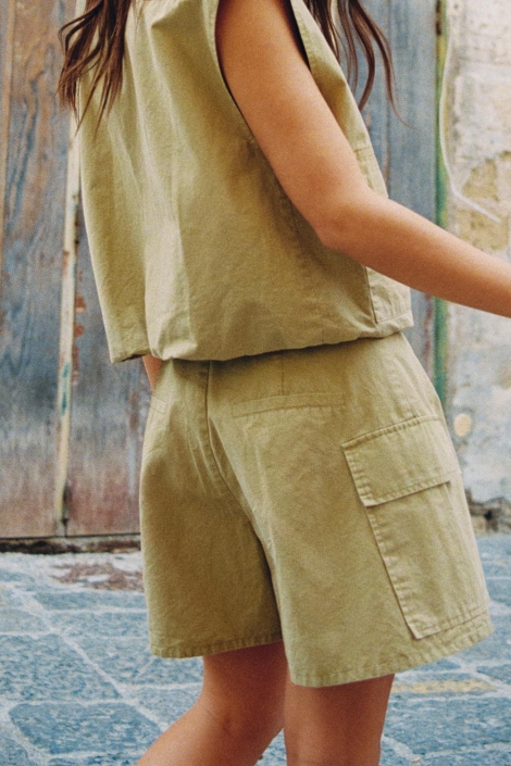 Refined Department groene dames korte broek | Sfeerbeeld, In situatie