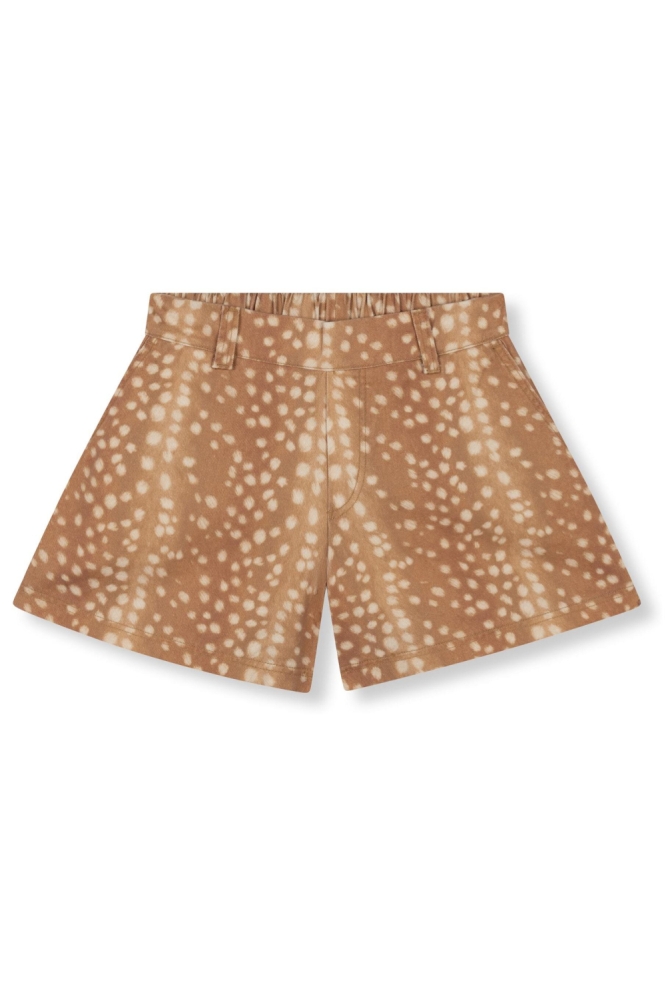 Refined Department camel dames korte broek | Vooraanzicht