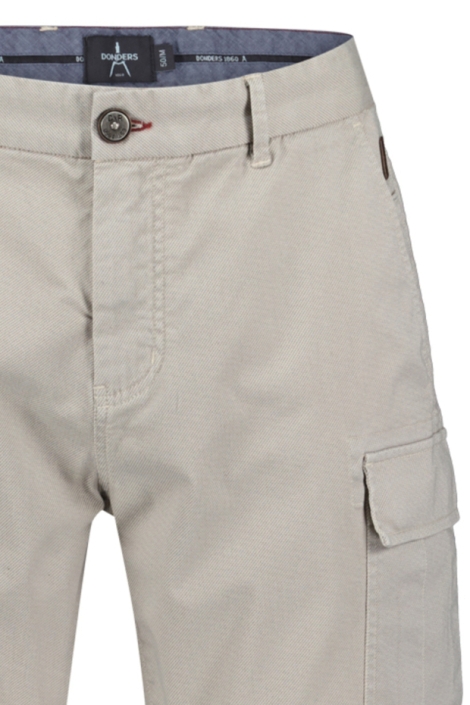 Donders beige heren korte broek | Close up