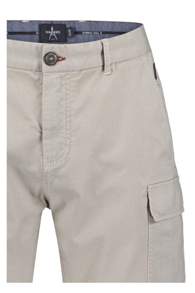 Donders beige heren korte broek | Close up