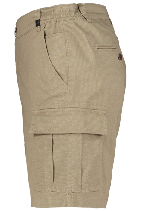 Donders beige heren korte broek | Zijaanzicht