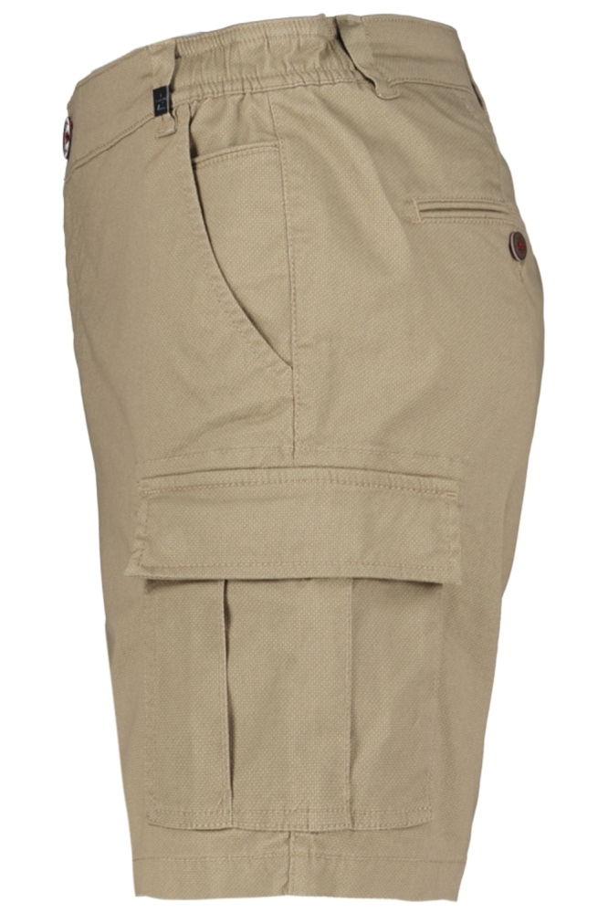 Donders beige heren korte broek | Zijaanzicht