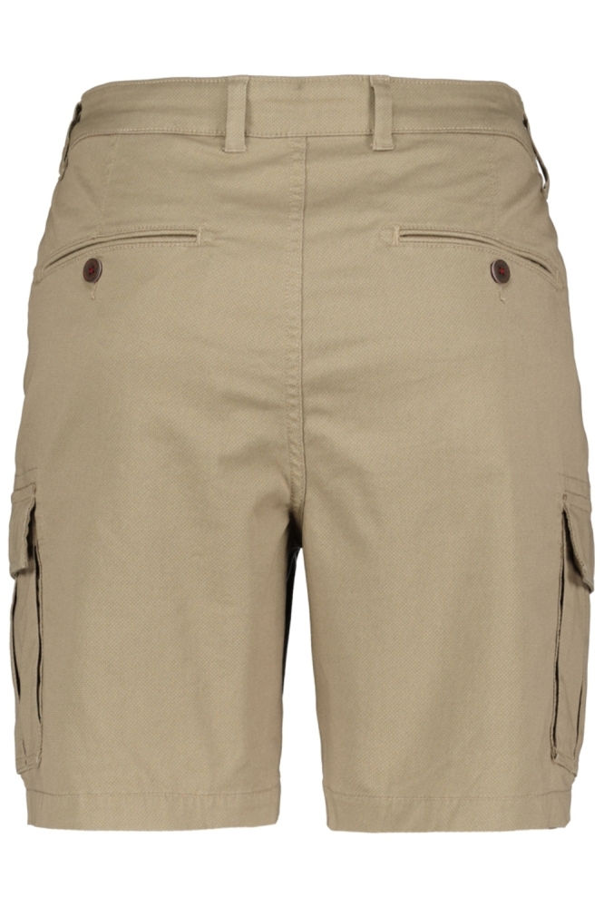 Donders beige heren korte broek | Achteraanzicht
