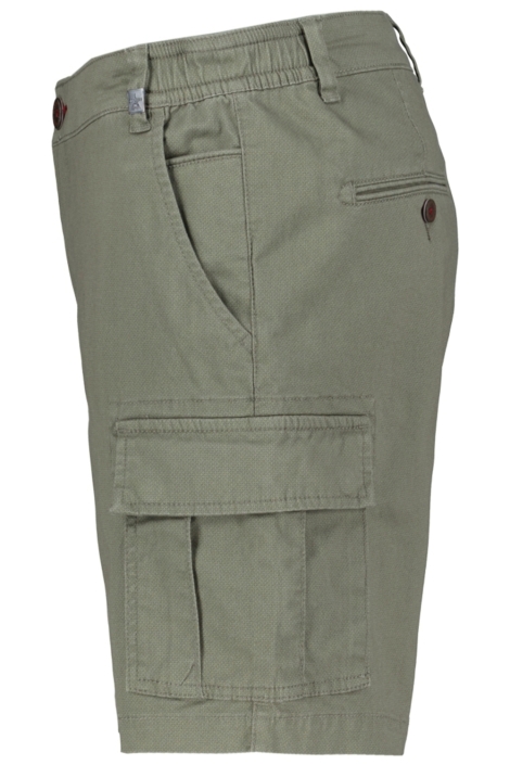 Donders groene heren korte broek | Zijaanzicht