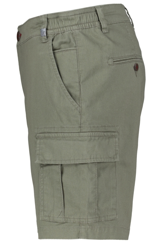 Donders groene heren korte broek | Zijaanzicht