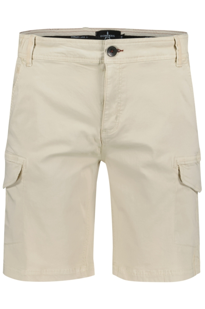 Donders beige heren korte broek | Vooraanzicht