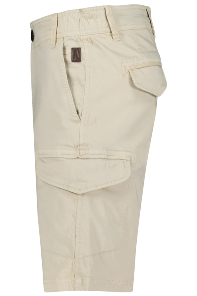 Donders beige heren korte broek | Zijaanzicht