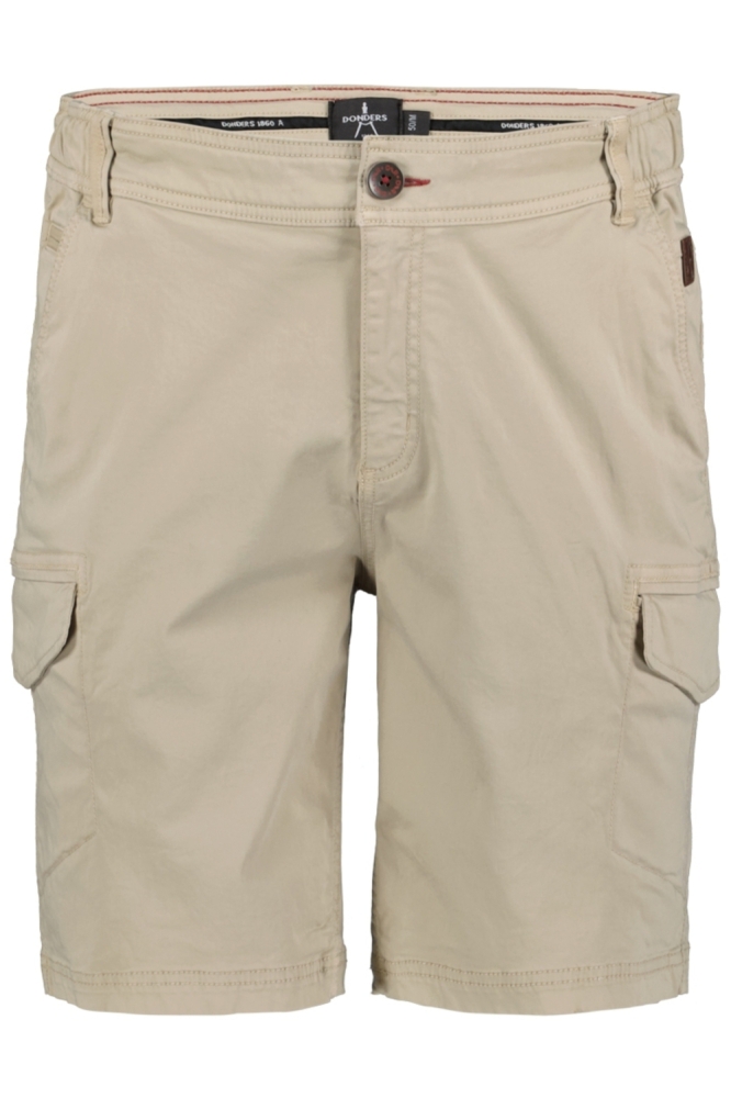Donders beige heren korte broek | Vooraanzicht
