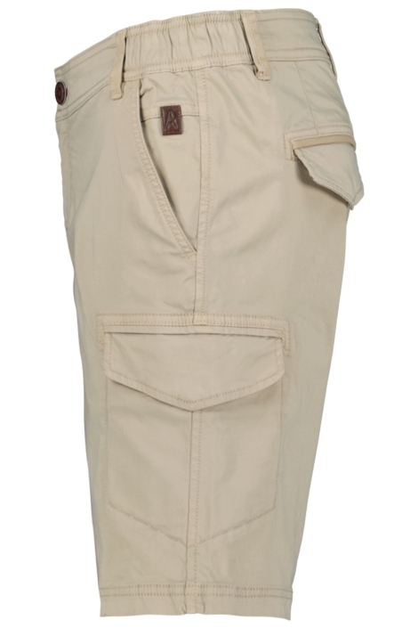 Donders beige heren korte broek | Zijaanzicht