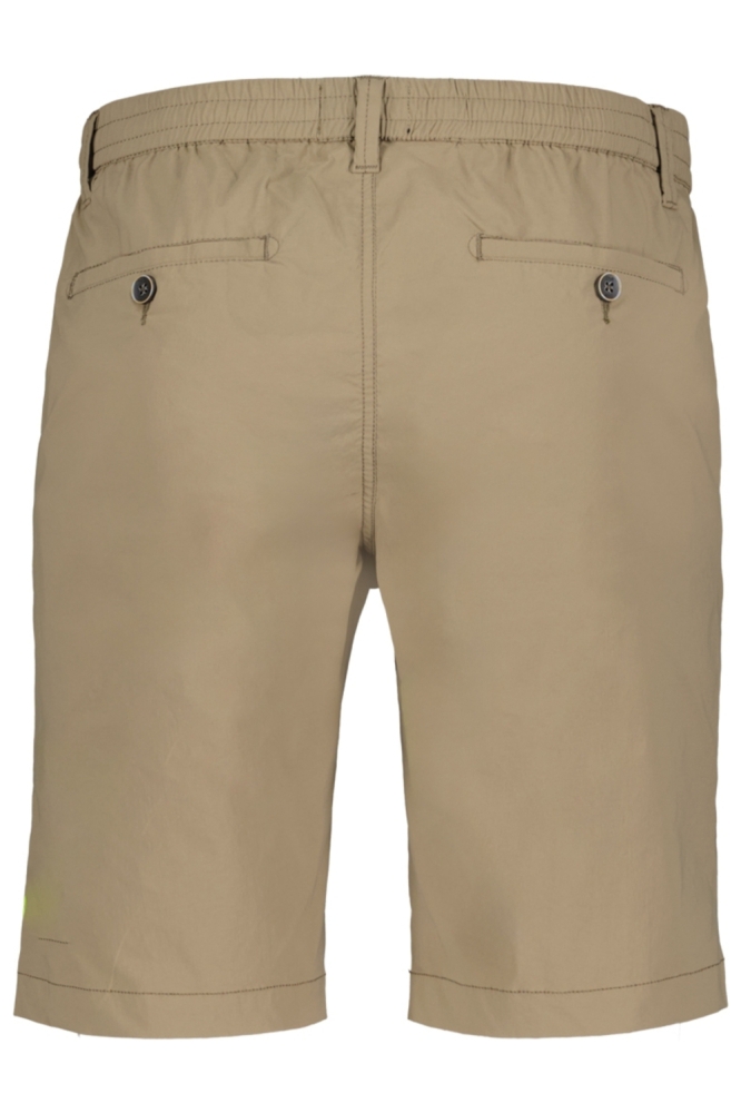 Donders beige heren korte broek | Achteraanzicht