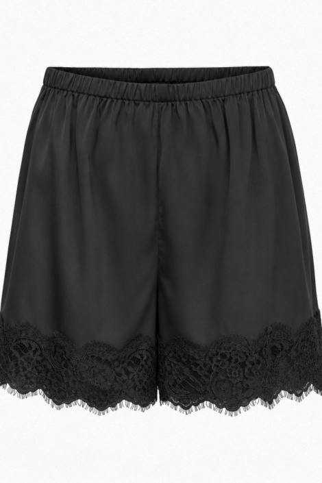 Jacqueline de Yong zwarte dames korte broek | Vooraanzicht