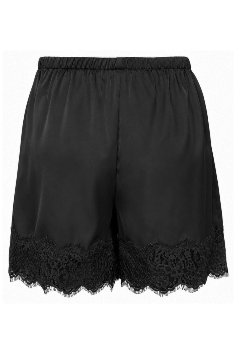 Jacqueline de Yong zwarte dames korte broek | Achteraanzicht