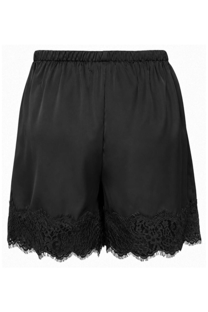 Jacqueline de Yong zwarte dames korte broek | Achteraanzicht