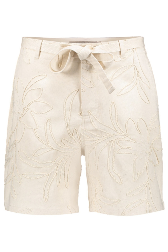 Geisha ecru dames korte broek | Vooraanzicht