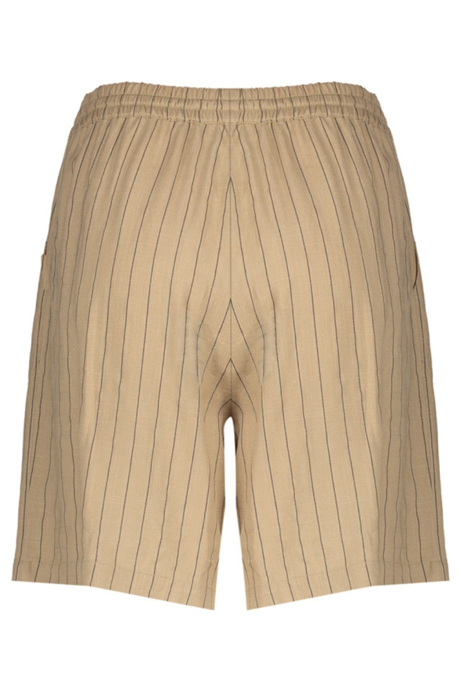Geisha taupe dames korte broek | Achteraanzicht