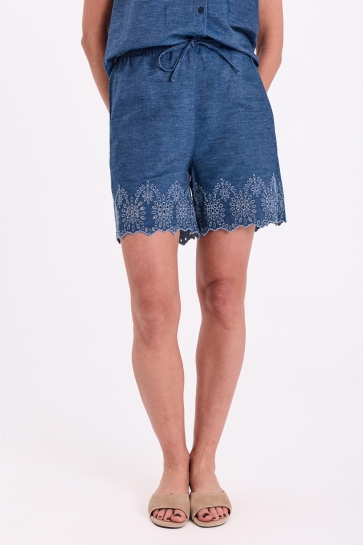 Freequent Korte broek FQLINDA SHORTS 208199 DARK BLUE DENIM