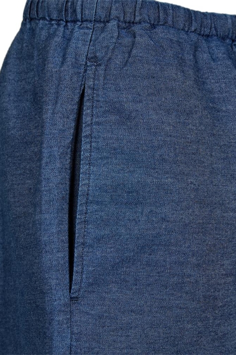 Freequent blauwe dames korte broek | Kleurstaal