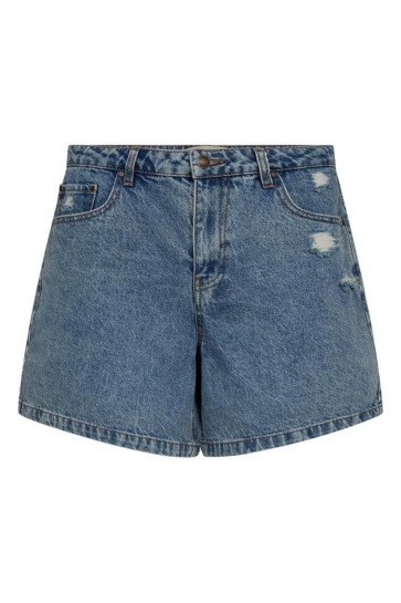 Freequent Broek FQKALIA SHORTS 208333 MEDIUM BLUE DENIM