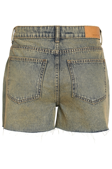 Noisy may blauwe dames korte broek | Achteraanzicht